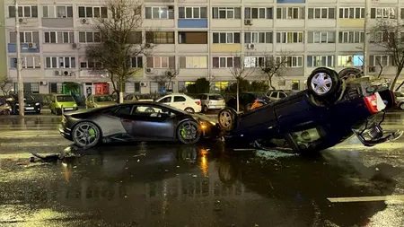 Lamborghini versus Logan în Capitală! Andy Popescu: „E același din care am făcut story acum două ore” (FOTO & VIDEO)