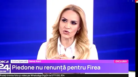 Gabriela FIREA, despre procentele lui Cristian Popescu PIEDONE: Eu nu cred că cineva are voturile în buzunar!