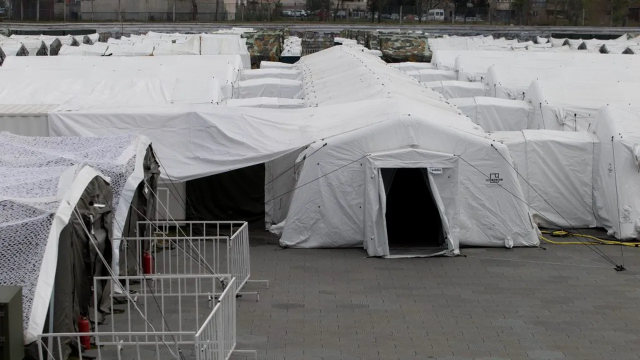 Spitalul militar modular de la Constanța a fost redeschis de urgență pentru pacienții evacuați în urma incendiului de la Spitalul de Boli Infecțioase