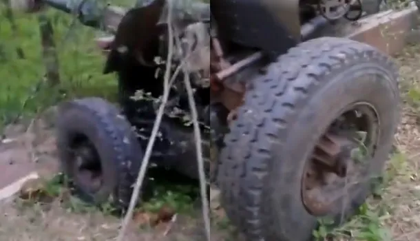 VIDEO | Obuzier fabricat la REȘIȚA, folosit pe frontul din Ucraina