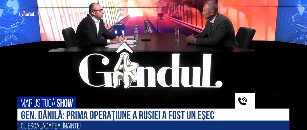 VIDEO | Generalul (r) Ștefan Dănilă: „Noua operațiune de ocupare a estului și sudului Ucrainei reprezintă un al doilea obiectiv. Decretarea alipirii celor patru regiuni au fost făcute într-o ordine deja scrisă”