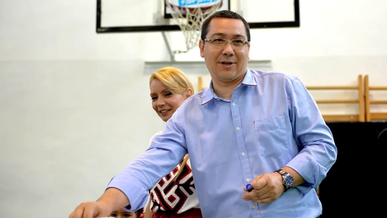 Ponta a votat în București: „În 2014 se schimbă și România, și Europa. Toți cei care vor să fie implicați vor veni la vot