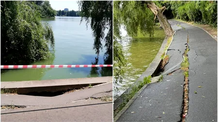 Începe golirea Lacului Herăstrău. Cât va dura până nu va mai fi pic de apă în el și ce se va întâmpla cu peștii și rațele