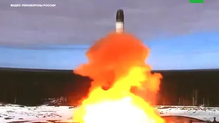 SUA au fost înştiinţate înainte de lansarea rachetei balistice intercontinentale Sarmat a Rusiei: Testul nu a fost o surpriză