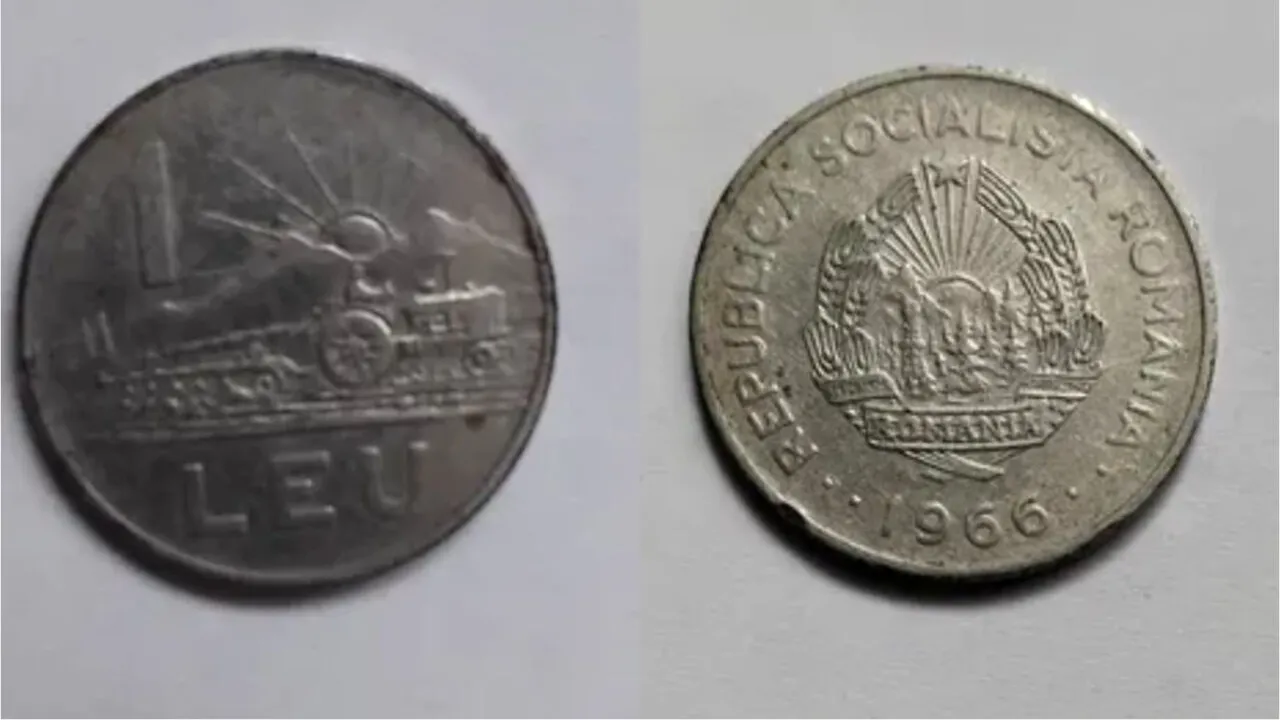 O ai acasă, la părinți sau bunici? Cu cât se vinde o monedă de 1 leu din 1966, acum, în mai 2025