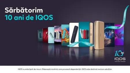 (P) 10 ani de IQOS! Philip Morris International aniversează 10 ani de călătorie către un viitor fără fum