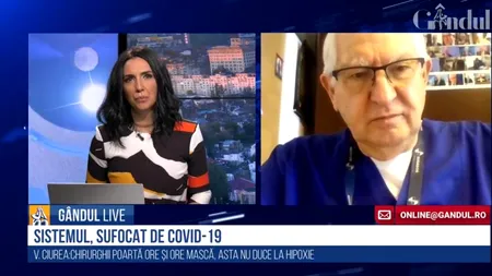 GÂNDUL LIVE. Neurochirurgul Vlad Ciurea: „Izolarea te face să fii mai apropiat de tine însuți, să comunici tot mai puțin. Mai deschizi și televizorul, cu știrile agresive...”