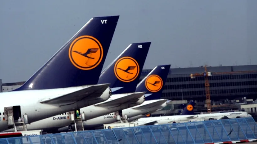 Două curse aeriene Frankfurt - București și retur, anulate din cauza grevei de la Lufthansa