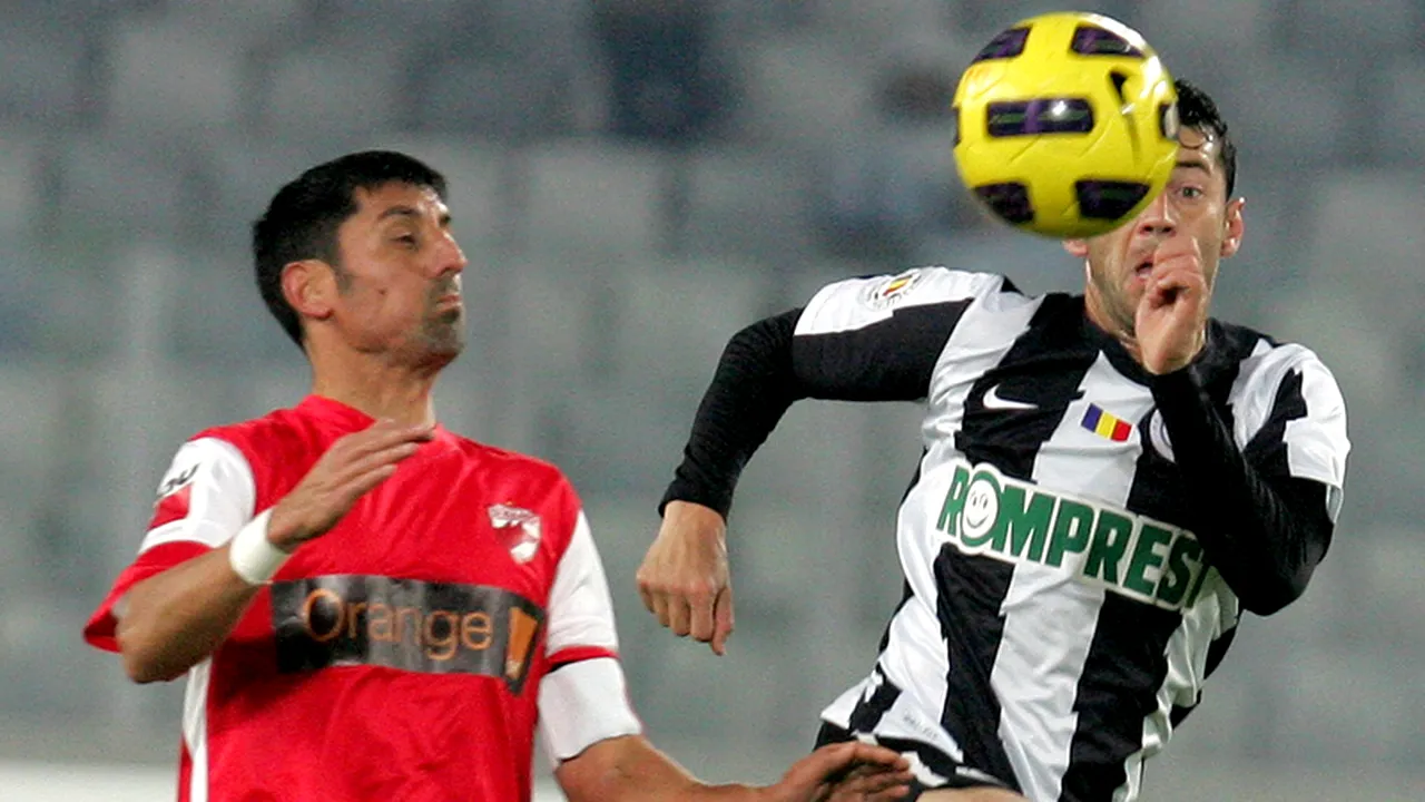 DINAMO - 'U' CLUJ, scor 2 - 2, în Liga I