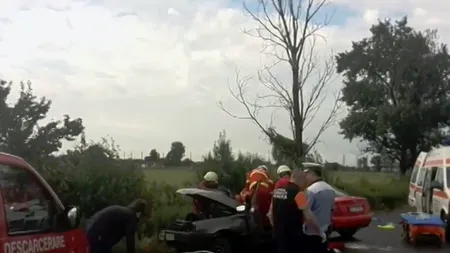 Doi morți și doi răniți într-un accident produs în timpul unei furtuni puternice, la Buzău