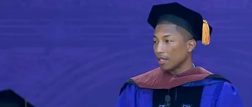 Rapperul Pharrell Williams, discurs la NYU: Trebuie să susținem femeile. Imaginați-vă ce se poate întâmpla în caz contrar. VIDEO