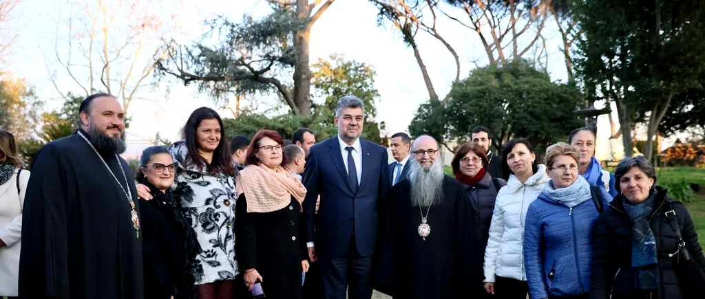 Marcel Ciolacu s-a întâlnit cu Episcopul Ortodox ROMÂN al Italiei: Îi mulțumesc pentru toată dedicarea