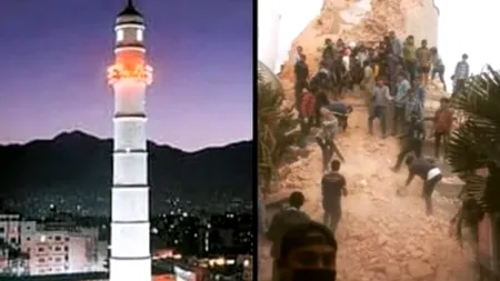 CUTREMUR ÎN NEPAL. Turnul istoric Dharara s-a prăbușit. MAE: Toți cetățenii români identificați în Nepal sunt bine