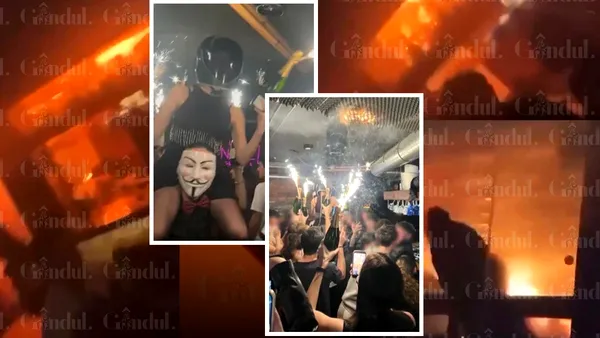 (VIDEO) Motivul catastrofei din Elveția, surprins pe imagini. Gândul publică momentele infernului: tineri arși ies pe geam și se calcă în picioare la ieșirea din bar. Surse: posibil român printre victime. Bilanț provizoriu: 47 morți, 115 răniți. Doliu național, marii arși transferați în 3 țări