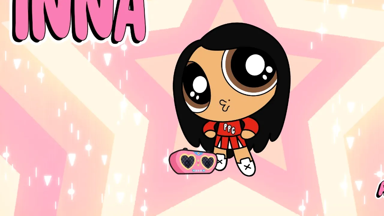 Inna cântă noua melodie de pe genericul ''Powerpuff Girls''