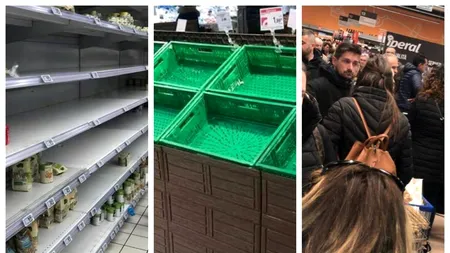 Cum arată un magazin din Bergamo, după isteria creată de coronavirus. Imagini sinistre / GALERIE FOTO