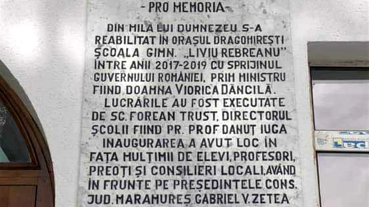 „Nu cred că primarul, președintele Consiliului Județean, Dăncilă sau directorul au adus bani de acasă să renoveze școala