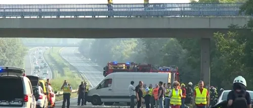 Tragedie pe o autostradă din Ungaria. Opt oameni au murit într-un accident de autocar