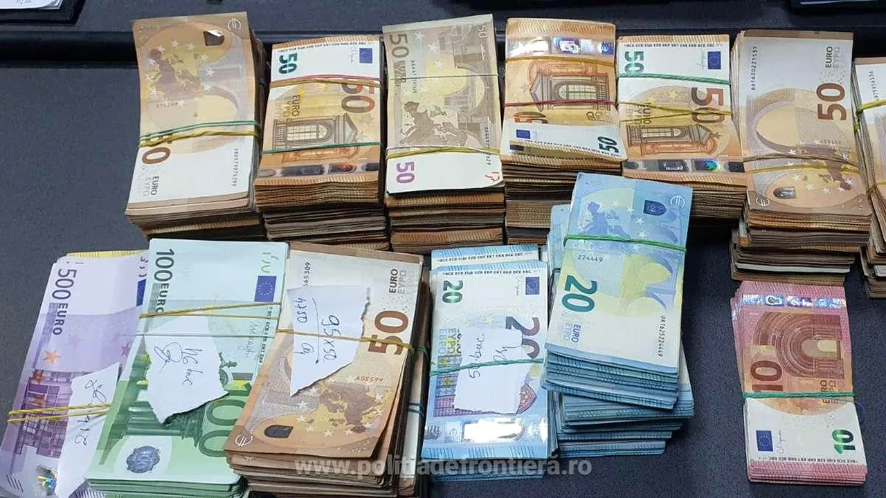 Peste 300.000 de euro, descoperiți în geanta unui ucrainean la controlul de frontieră