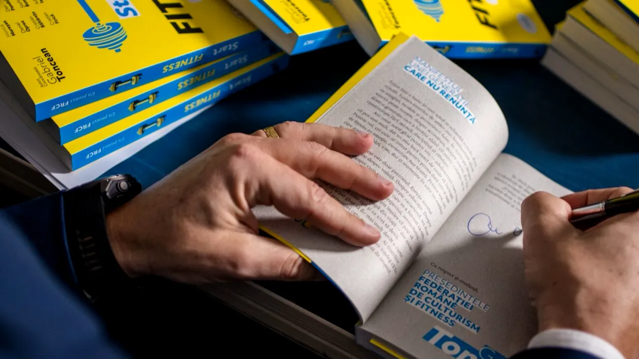 S-a lansat CARTEA „Start in Fitness” coordonată de un președinte de federație sportivă! „Pentru cei care aveți vise”