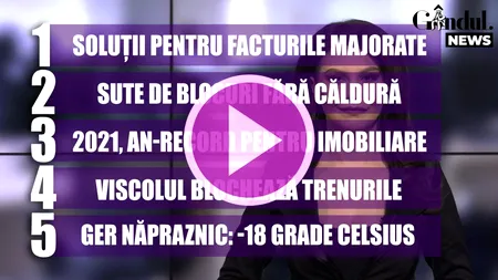 GÂNDUL NEWS. Bucureștenii tremură în case, după ce sute de blocuri au rămas fără căldură și apă caldă | VIDEO