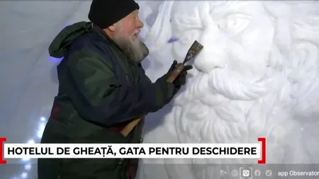 Hotelul de GHEAȚĂ își deschide porțile. Cât costă o noapte de cazare