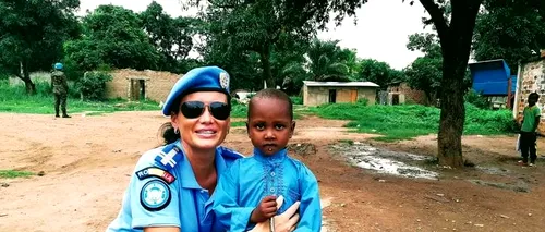 Un copil de 5 ani din Republica Centrafricană a refuzat suma de bani oferită de o femeie-jandarm din România. Jandarmeria: ”Sunt realități crunte”