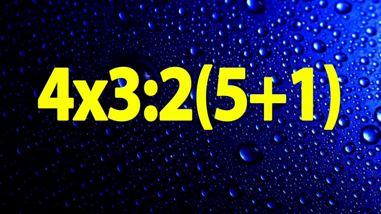 Testul IQ de sâmbătă | Calculați în 3 secunde: 4x3:2(5+1)