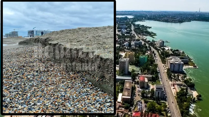 Adio, concedii pe litoralul românesc în 2023? Ireal cum arată acum plaja din Mamaia: Marea și-a luat înapoi ce i-a fost luat