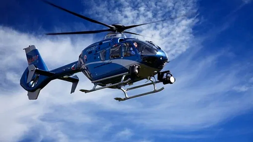 Elicopter aterizat forțat lângă Timișoara. Pilotul și elevul său au scăpat nevătămați