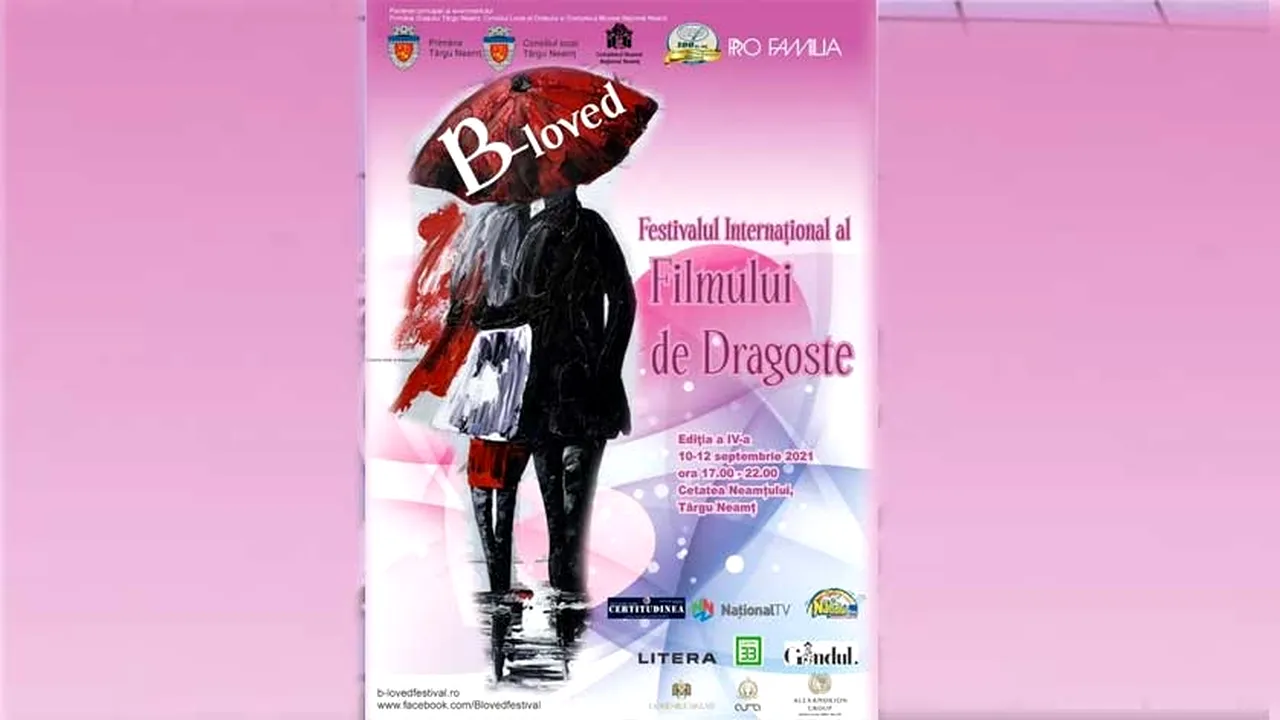 Cetatea Neamțului va găzdui Festivalul Internațional al Filmului de Dragoste