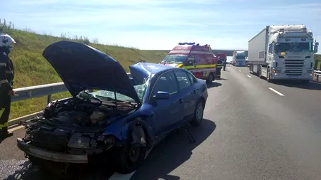 Accident teribil pe A1! O femeie însărcinată a decedat și alte șase persoane sunt grav rănite!