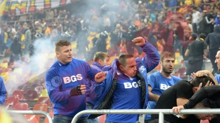 BGS a reziliat unilateral contractul cu FRF. Galerie foto DURĂ cu incidentele de pe Arena Națională
