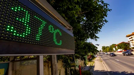 Temperaturi resimțite vineri, 12 iulie, cu Codul Portocaliu în vigoare. Prognoza pentru WEEKEND