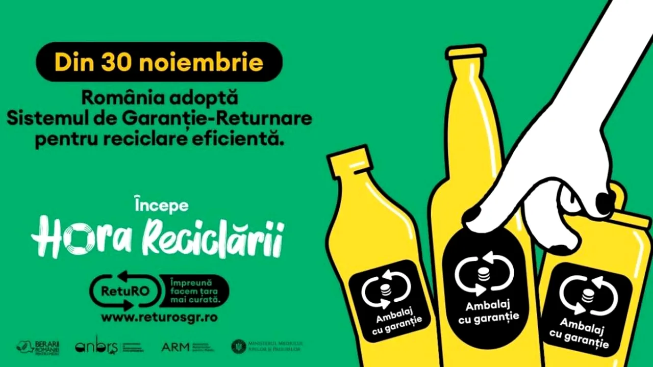 Reciclarea devine industrie. RetuRO extinde rețeaua Sistemului de Garanție-Returnare. A treia fabrică, în județul Bacău, creează 70 de locuri de muncă