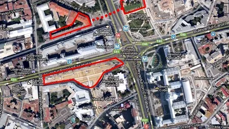 Se pregătește încă o parcare subterană în Centrul Capitalei. Firma care a construit parcarea de la Universitate propune un proiect ambițios