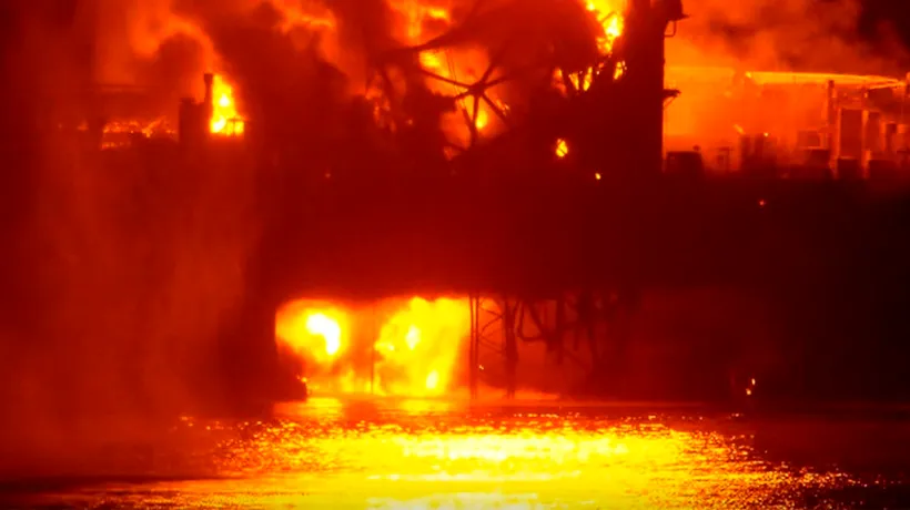 Cel puțin 32 de morți, după un incendiu izbucnit pe o platformă petrolieră a companiei SOCAR din Marea Caspică