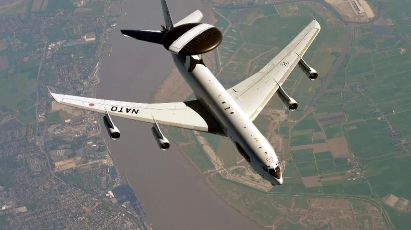Dușa: România efectuează zilnic, cu o aeronavă AWACS a NATO, misiuni de supraveghere și poliție aeriană
