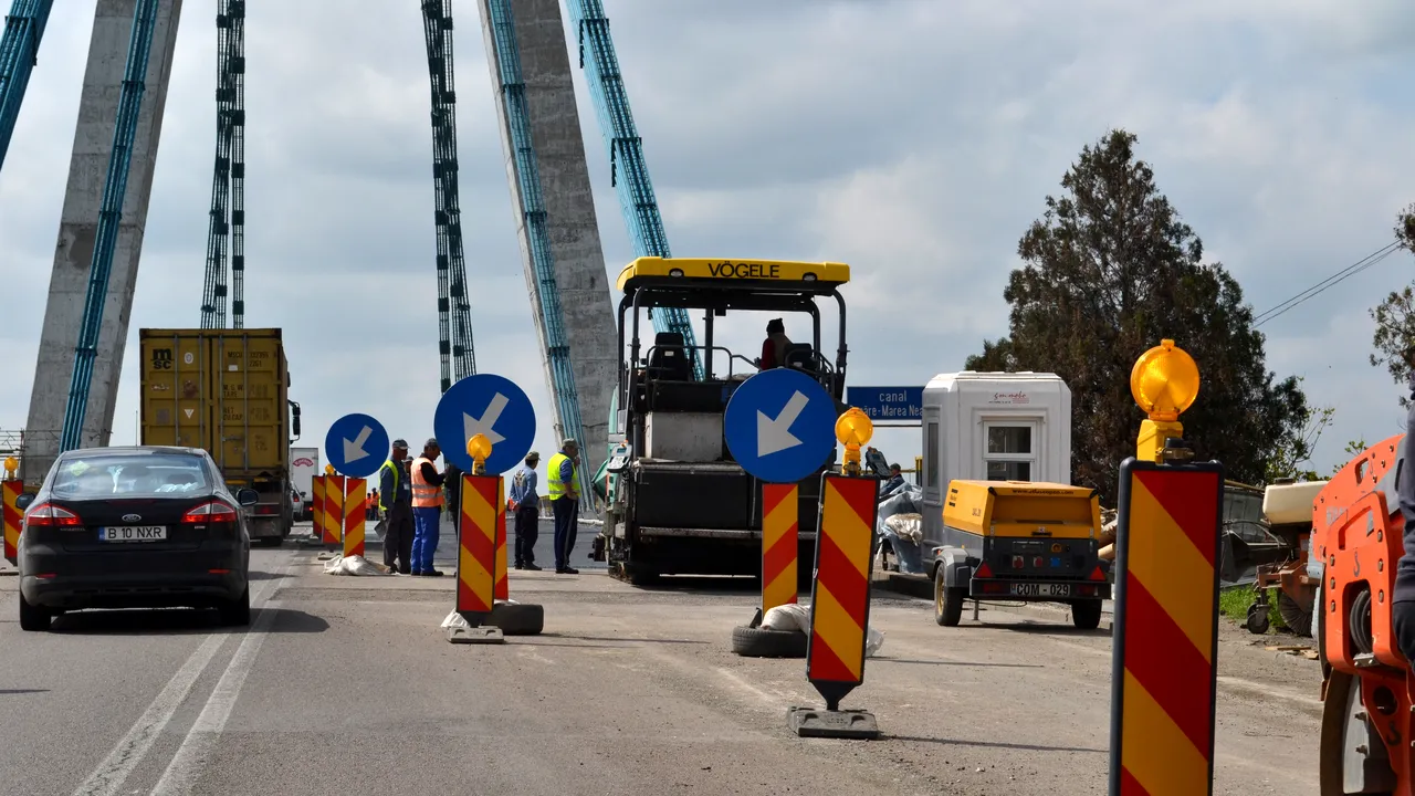 Cum arată noul pod de la Agigea, inaugurat cu o întârziere de aproape zece luni