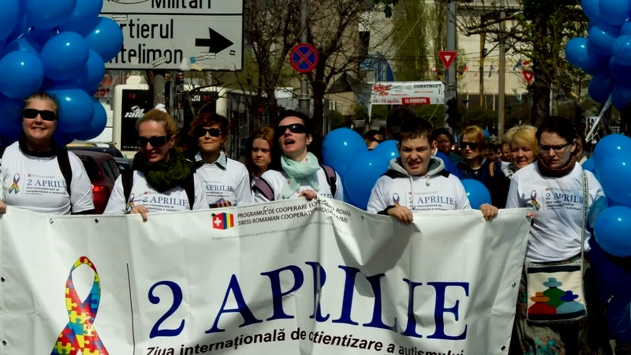Cum a fost sărbătorită în România Ziua Internațională de Conștientizare a Autismului. GALERIE FOTO
