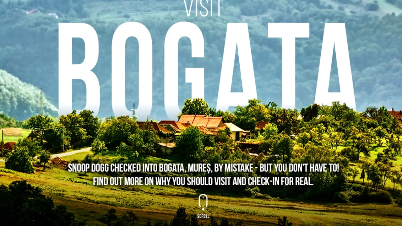 Snoop Dogg a pus Bogata pe hartă, românii i-au făcut site