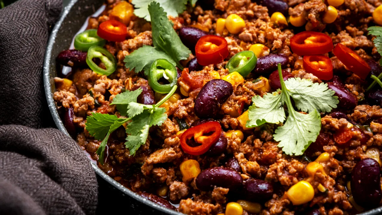 Chilli con carne, rețeta originală a celui mai cunoscut preparat mexican
