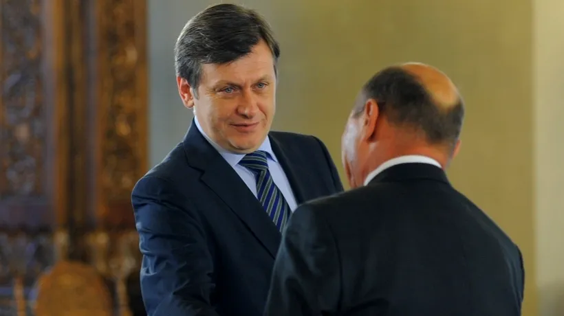 Antonescu, după discuția cu Băsescu: Intenția președintelui este ca interimatul lui Ponta la Transporturi să fie de 45 de zile