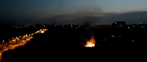 VIDEO | Parcul Cuza, incendiat a doua oară. Cine este piromanul