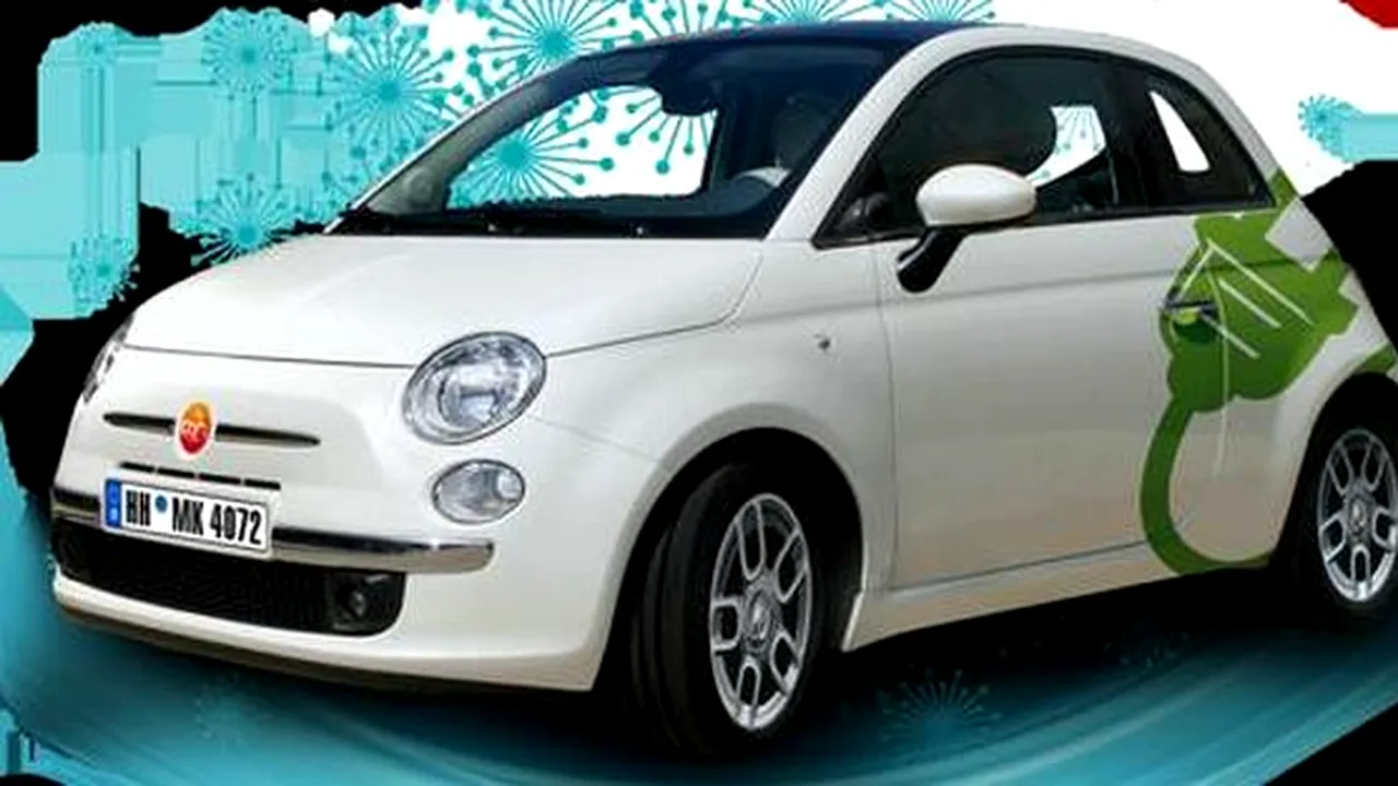 Fiat prezintă la Los Angeles prima versiune electrică a compactului 500