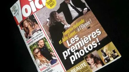 Primele fotografii cu președintele francez Francois Hollande și noua sa iubită, la palatul Elysee