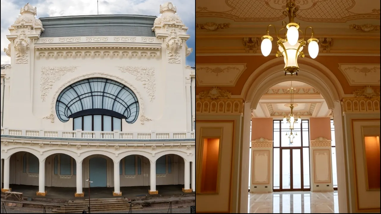Reabilitarea cazinoului Constanța a fost FINALIZATĂ. Când va avea loc marea deschidere a spectaculosului monument de la malul mării