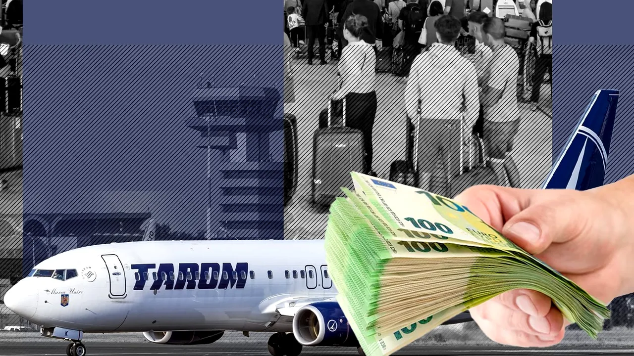 Românii afectați de cursele anulate de TAROM încep să își ceară drepturile. Câți bani pot primi, în funcție de locul și zile în care au rămas blocați