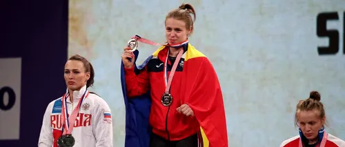 Loredana Toma, 3 medalii de aur pentru România la Europenele de haltere din Croația