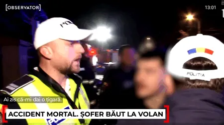 Șoferul de BMW care a produs un accident mortal în timp ce era urmărit în viteză de Poliție a fost reținut. Era și beat, și fără permis